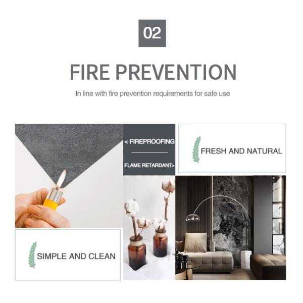 Панели стены ПВК бамбукового волокна угля мраморные анти- статическая изоляция жары