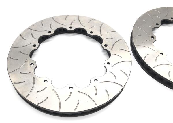 Ferro fundido Dragon Slotted Disc Brakes das partes 370*32mm do freio do rotor do carro