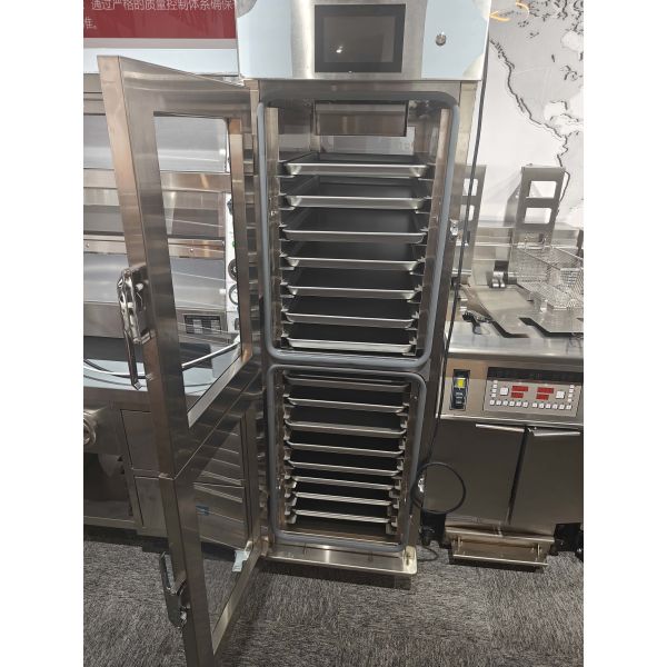 HHC-980L Touch Panel Commercial Food Warmer Holding Cabinet 15 Trays Vertical Warming Showcase 