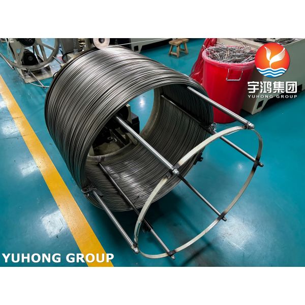 ISO9626 SUS304 Stainless Steel Coiled Capillary Tube For Medical Needle Tubing