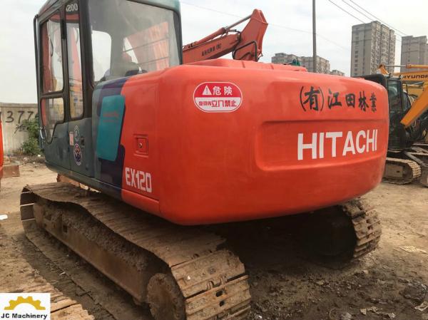 o tipo da esteira rolante 12T usou a aprovação avaliada 63kw do CE do poder EX120-3 da máquina escavadora de Hitachi