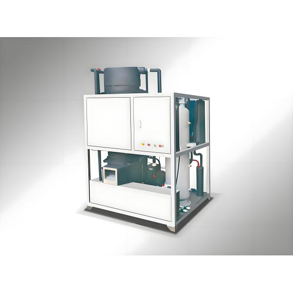 Máquina de fabricação de cubos de gelo industriais Refrigerador de ar Controle PLC Restaurante fabricante de gelo