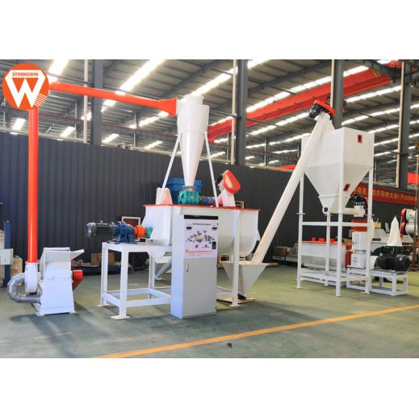 машина завода по обработке 0.75KW питания птицы емкости 1000kg/H мини более крут