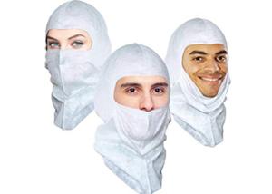 Fire Resistant Knitting Balaclava Face Mask Head Protection Nomex White