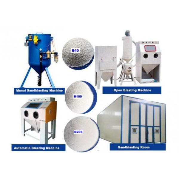 ZrO2 62% Ceramic Beads Blasting Media B170 Plus Ceramic Bead Abrasive Deblurrings