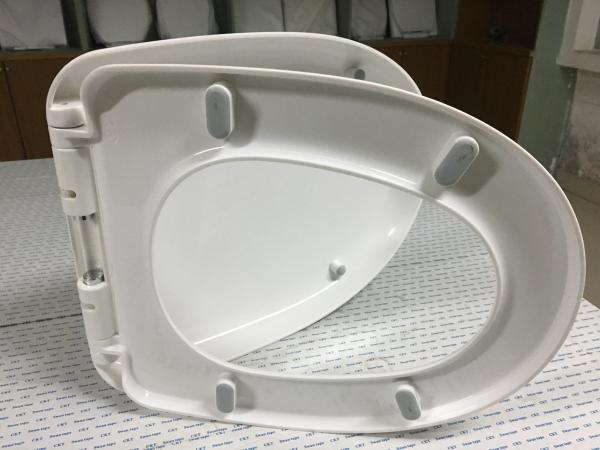 Eco Friendly Bathroom Toilet Seat And Cover , Unique Craft Round Toilet Lid Covers