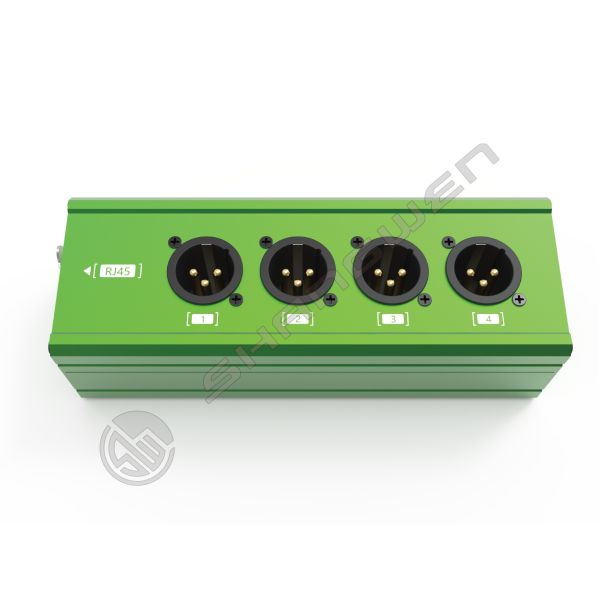 Audio DMX Network Cable Extender MAXIMON 4 Channel  with RJ45 to 4 XLR Male Female Extender Box