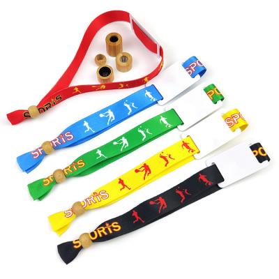 Woven Cloth Fabric Wristbands For Concert Promotion Events Rromotional Gift