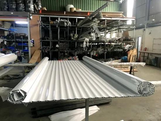 77 mm Foam Roller Shutter with 8000 Squares/Meter Per Month Capacity and 60 KG/ CBM Insulated Aluminum PU Foaming Roller Shutter