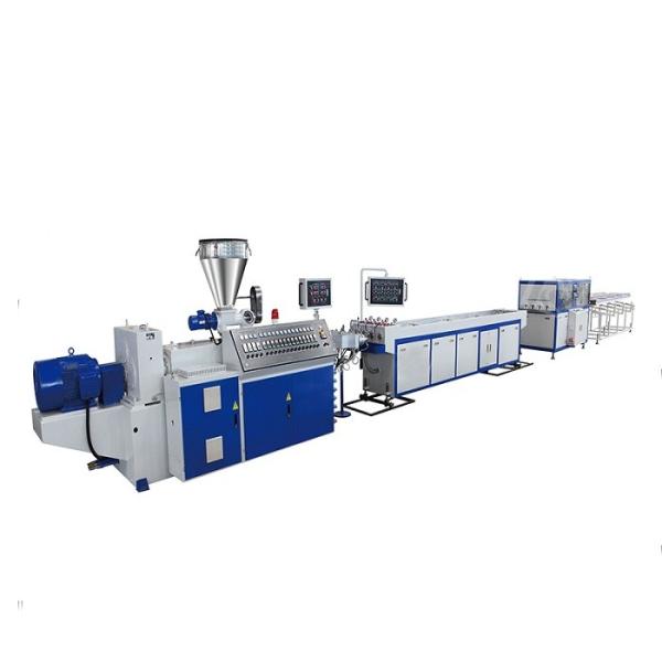 Double Cavity PLC Control Plastic PVC Electrical Conduit Pipe Extruder Production Line