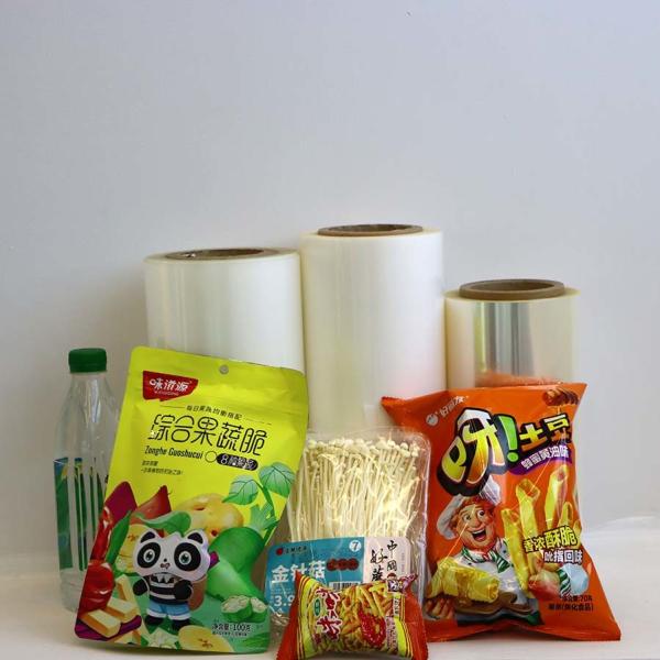Food Grade Bopp Printing Film Soft Glossy Lamination Film 15-35  Microns