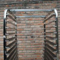 304 de acero inoxidable de aluminio de panadería de rack de carro de almacenamiento de alimentos vehículo de rotación