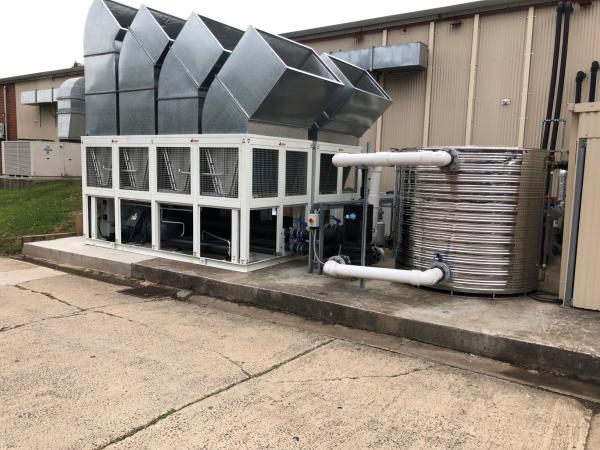 100 Ton Screw Compressor Chiller 100 Tr Air Cooled Water Cooled For Chemical Industry