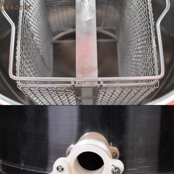 304 SS Bee 2 Frame Manual Honey Extractor Honey Extraction Equipment