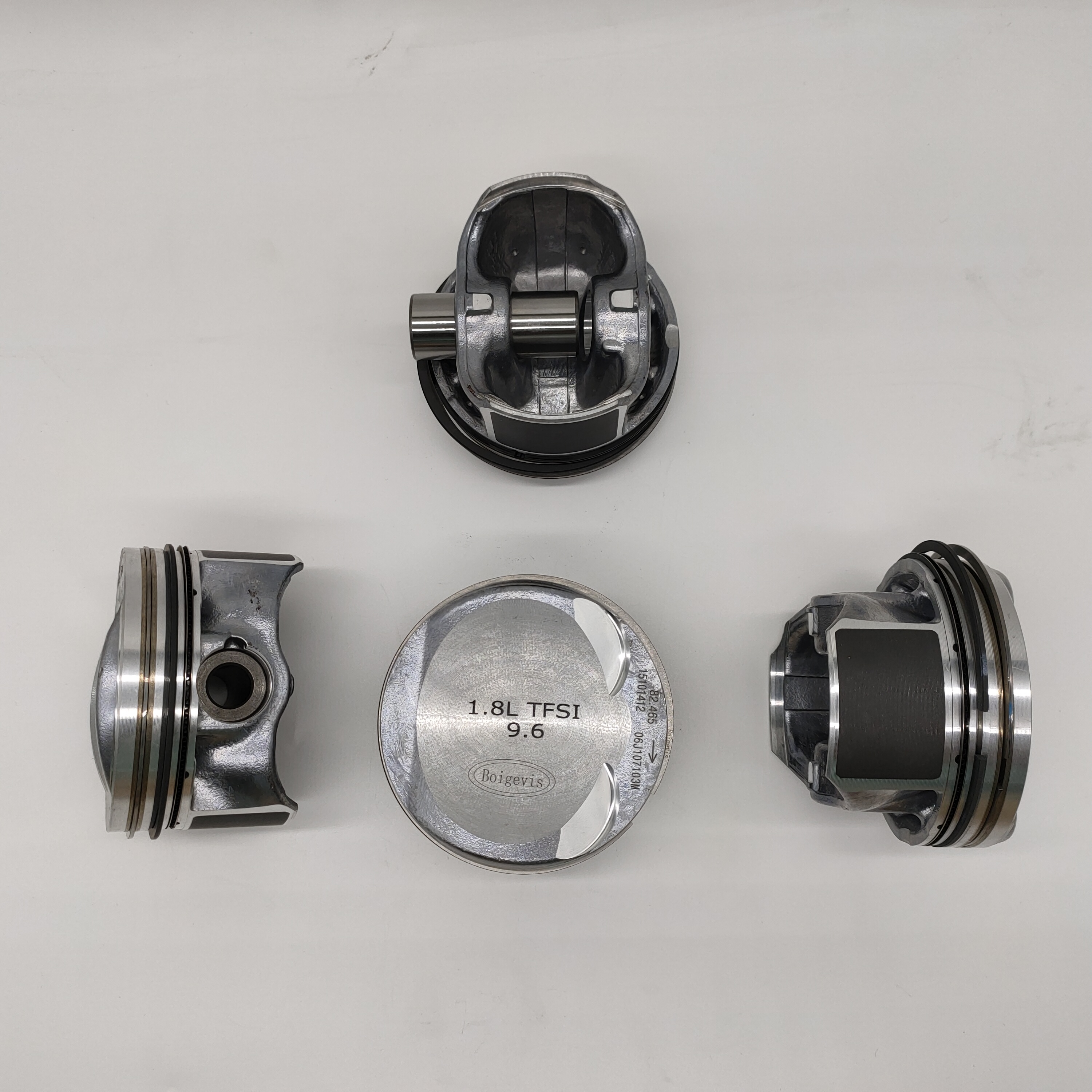06J107065AK Для VW Audi Skoda ea888 1.8T двигатель поршневые поршневые кольца комплект поршневых поршен VW Автомобильная часть
