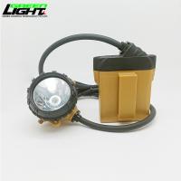 10.4Ah Lampe à capuche rechargeable à câble Lumières minières de charbon 25000 lux 18h Temps de travail avec avertissement de faible puissance