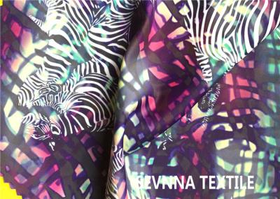 A impressão de Digitas reciclou a tela 225gsm-230gsm do roupa de banho com testes padrões animais