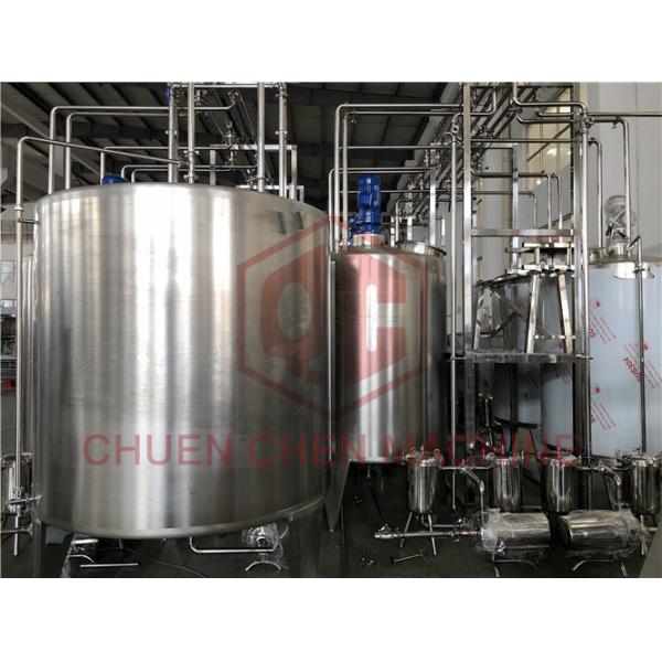 1000L - 10000L Carbonated Drink Production Line Fruit Juice Bottling Equipment