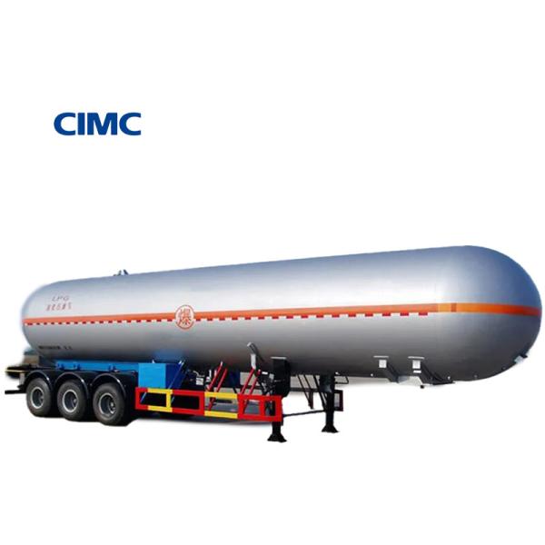 Общая масса около 34000 кг CIMC LINYU LPG Tanker Semi Trailer для транспортировк