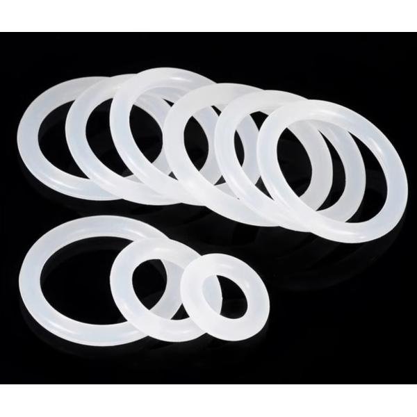 Различные размеры 10 бар красный силиконовый O-кольца, силиконовый резиновый стиральный аппарат, силиконовый резиновый прокладка 30-60% Сжатие набор -60 ° C до +260 ° C