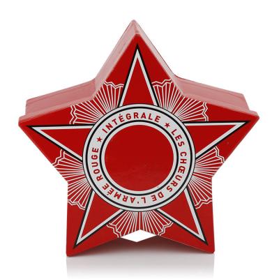 OEM dado forma Pentagram de Logo Printed For Jewelry da caixa de presente do papel do cartão