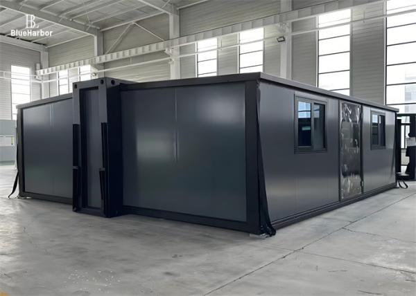 Steel / Aluminum Double Wing Expandable Prefab House For Residential Easy And Fast Installation Expandable From 18 To 60 Square Meters