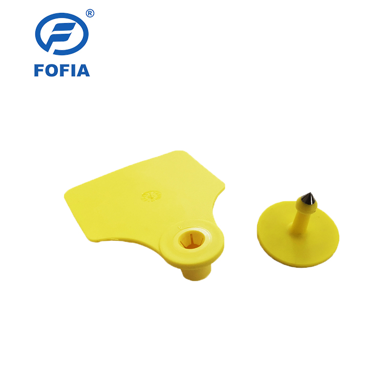 ICAR Fofia T904 Animal Ear Tag Chip New High Quality RFID TPU Laser Coding 3 Year Warranty Farm Use for Cattle Tracking