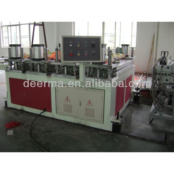 Door Panel Extrusion Line Suitable for 1220-2050mm Product Width and 380V Voltage