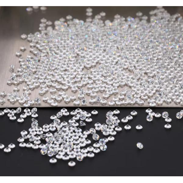 Драгоценные камни 0,8-2,9 мм Белый камень CZ Малый размер 5A Кубический циркония для женских ювелирных изделий