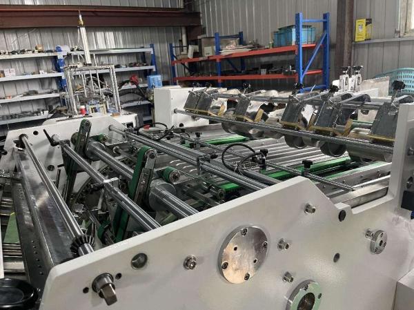 PRY-Q1200 Double Lines Erecting Hamburger Box Forming Machine With Full Servo Motor