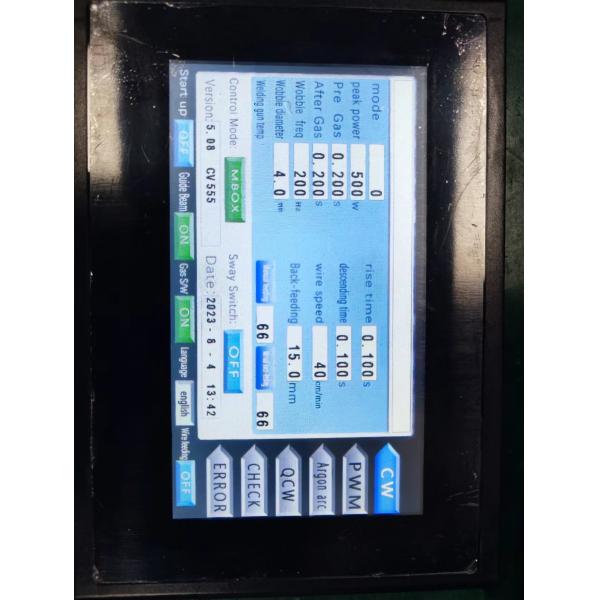 Tête de soudage laser à fibre portable refroidissement à l'eau moteur unique