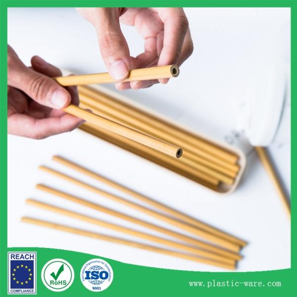 Supply Eco-friend natural bamboo drinking straws food grade reusable drinking straw
