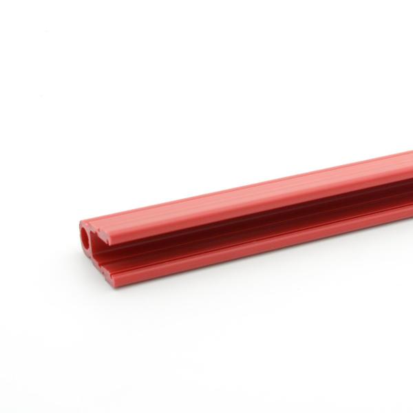 Red Plastic U Channel Customized Size Building  U Shaped Plastic Channel Profiles Customized