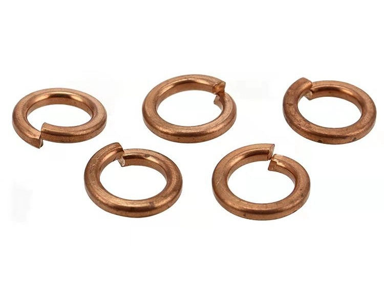 Custom Size Galvanizde Steel Flat Washers / Round Plain Washer DIN125 DIN9021