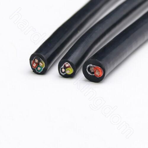 Silicone Multi-core Wire 0.3 mm to 6 mm2/3/4 Core Tinned Copper Cable for Flexible