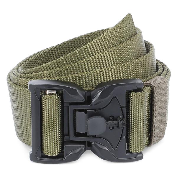 Heavy Duty 135cm Black Web Belt Military Style 38mm Width