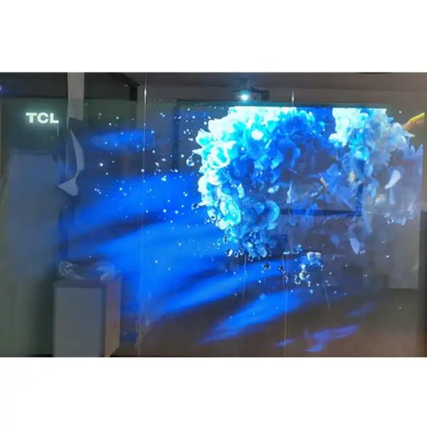 92% Filme de projeção traseira transparente 3D transparente