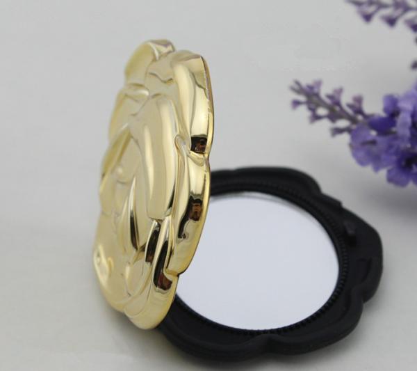 High quality rose style pocket compact mirror/cosmetic mirror/makeup mirror