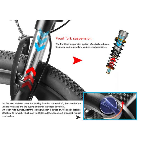 Samebike 26 Inch Folding Electric Bike LO26 With 10.4Ah Lithium Battery