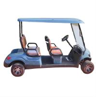 Carrinho de golfe elétrico de 4 lugares 100Ah 48V voltado para a frente avançado com assentos premium