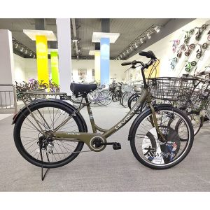 Шестискоростные углеродные городские велосипеды 26 в велосипеде женщины с регулируемым сиденьем