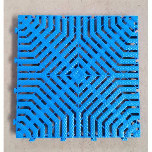 40x40x3.0cm Thick PP Plastic Interlocking Mats for Indoor Carwash Garage Floor Covering