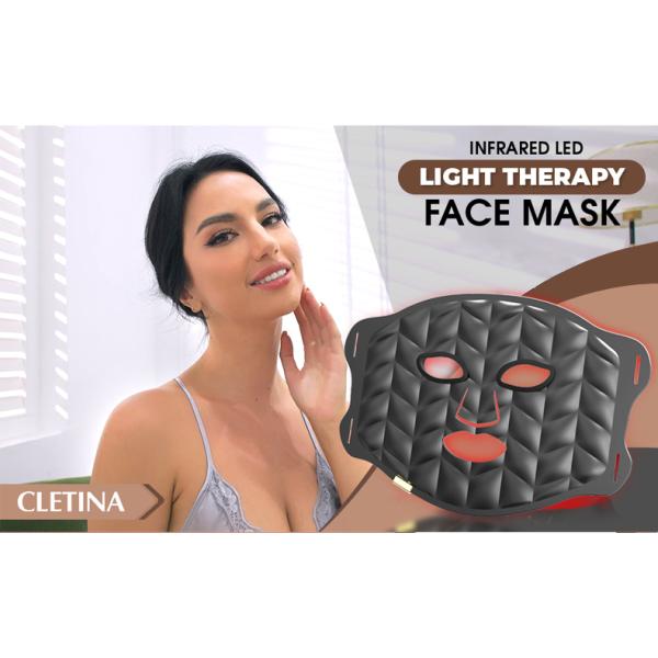 Silicone LED Light Therapy Facial Mask For Promoting Metabolism