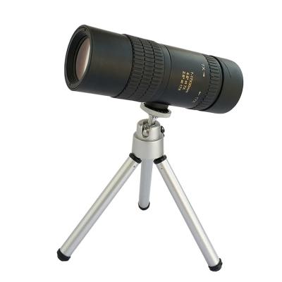 telescópio do preto do OEM do telescópio do monocular do zumbido 7-17X30 com adaptador/tripé de Smartphone