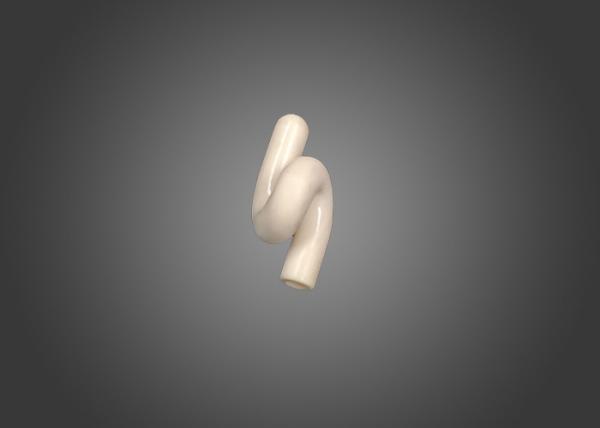 High Corrosion Resistant Al2O3 Ceramic Pig Tail Thread Guides for Textile Ceramic Industry
