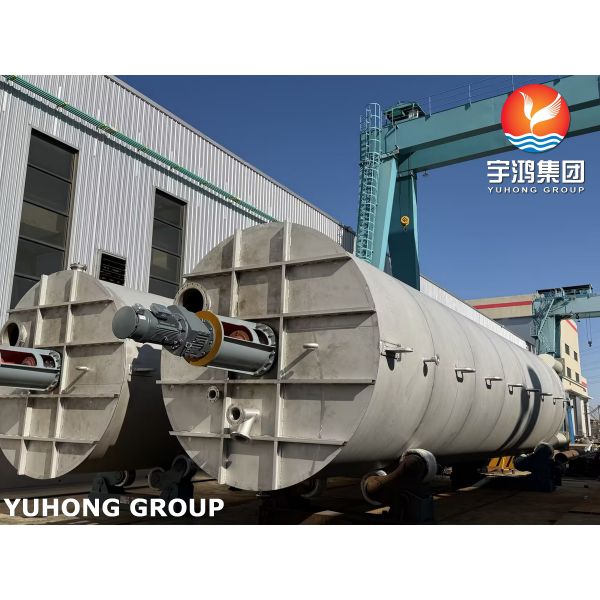 ASME GAS GAS SA270 L7 Shell and TP304L Tube Heat Exchangers for Pipeline Project