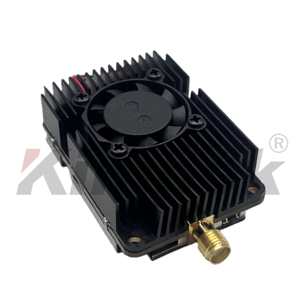 VTX FPV Video Transmitter 3.3GHz 30-40km LOS 7W 30.5 * 30.5 Installing Hole