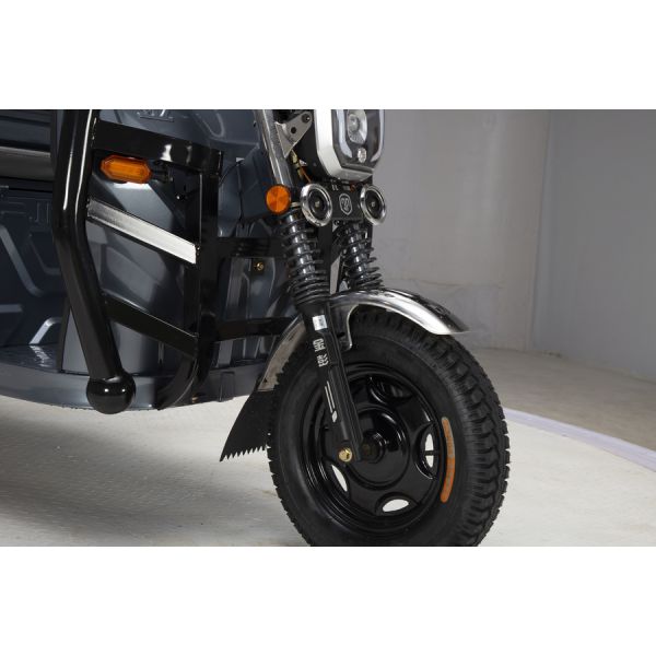 Electric cargo tricycle HK160 motor 1500W battery 72V58AH Hydraulic dump