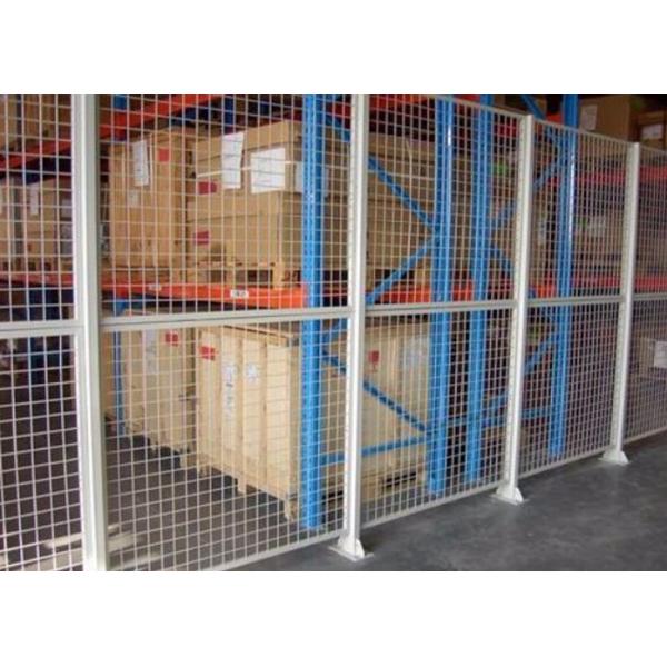 Indoor Warehouse Safety Fences , Security Steel Fencing 1.5-3m Width