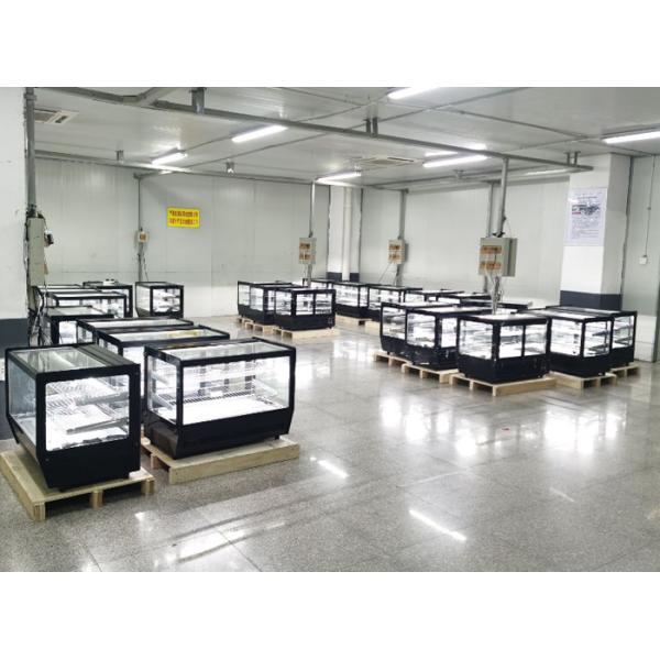 Air Cooling Countertop Bakery Display Case 120L / 160L LED Light Digital Dixell Controller